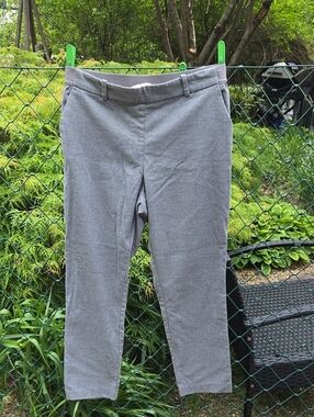 H&M Gray Knit Pants- Soft Heather Gray